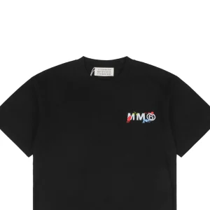 Maison Margiela Graffiti Numbers & Text Print T-Shirt Black