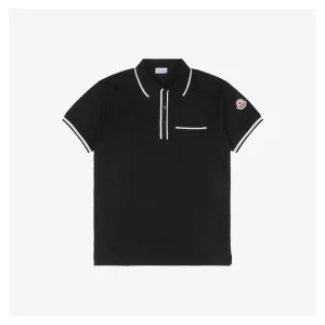 Mxxcler Arm MK Logo Patch Panel Polo Shirt