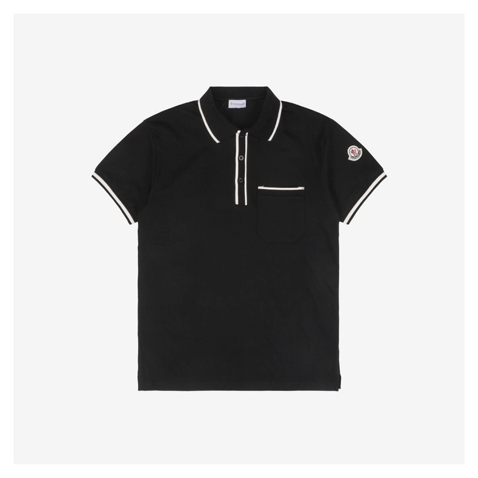 Mxxcler Arm MK Logo Patch Panel Polo Shirt