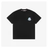 Mxxcler Baseball Patch Terry Embroidery Cotton T-Shirt (Black/White)