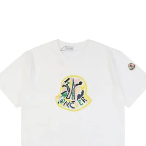 Mxxcler Colorful MK Large Embroidered Logo T-Shirt4.jpeg
