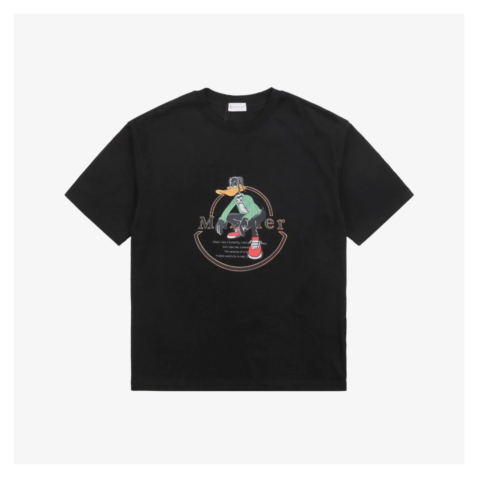 Mxxcler Dreadlock Duck Character Print T-Shirt