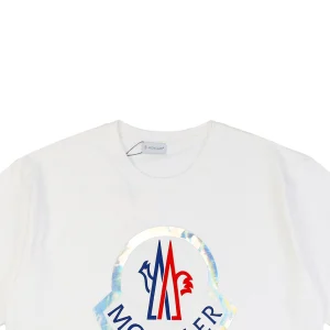 Mxxcler MK Large Holographic Print T-Shirt1.jpeg