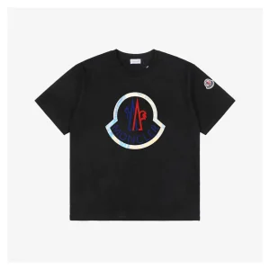 Mxxcler MK Large Holographic Print T-Shirt