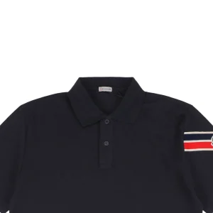 Mxxcler MK Logo Embroidery Polo Shirt with Arm Webbing Detail10.jpeg