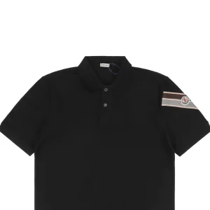 Mxxcler MK Logo Embroidery Polo Shirt with Arm Webbing Detail20.jpeg