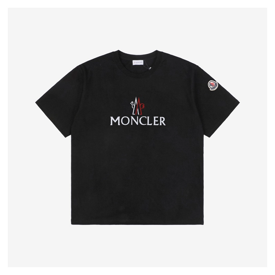Mxxcler Red & White Rooster M Logo Print T-Shirt