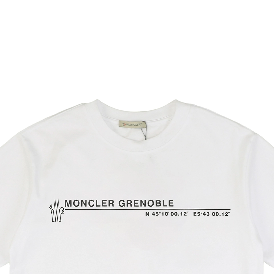Mxxcler Slogan Coordinates Graphic T-Shirt White