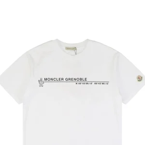 Mxxcler Slogan Coordinates Graphic T-Shirt White