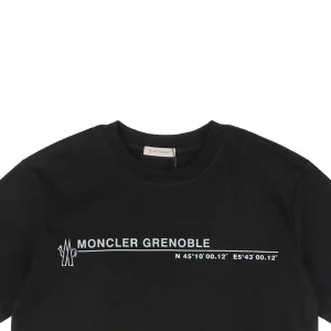 Mxxcler Slogan Coordinates Graphic T-Shirt Black