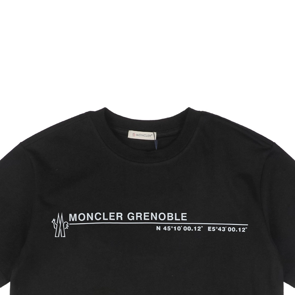Mxxcler Slogan Coordinates Graphic T-Shirt Black