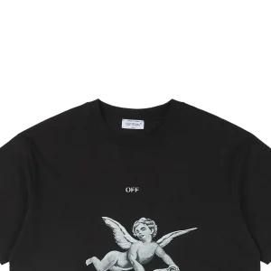 OFF WHITE CO VIRGIL Angel with Harp Graphic T-Shirt