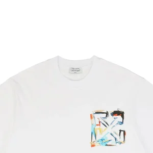 OFF WHITE CO VIRGIL Graffiti Mini Arrow Lettering T-Shirt