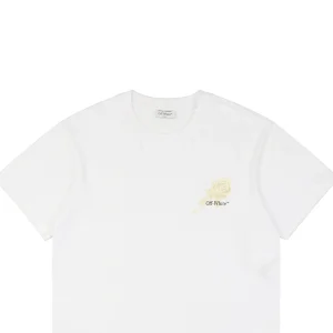 OFF WHITE CO VIRGIL Rose Floral Arrow Graphic T-Shirt