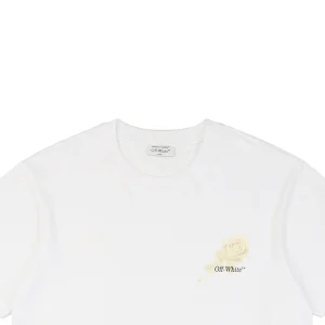 OFF WHITE CO VIRGIL Rose Floral Arrow Graphic T-Shirt