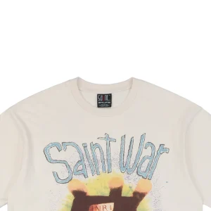 Saint Michael Crucifixion Palm & Jesus Graphic T-Shirt1.jpeg