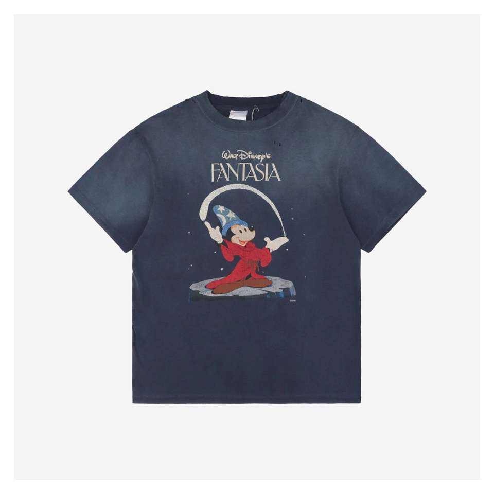 Saint Michael “Fantasy Mickey” Graphic Print T-Shirt