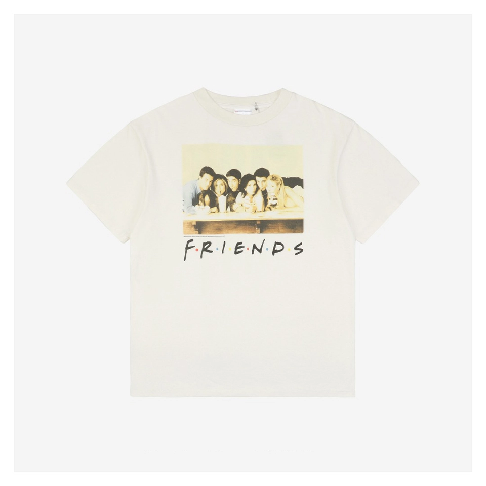 Saint Michael Friends Drinking Scene Graphic T-Shirt