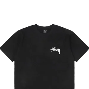 Stussy Plush Dice Graphic T-Shirt Black