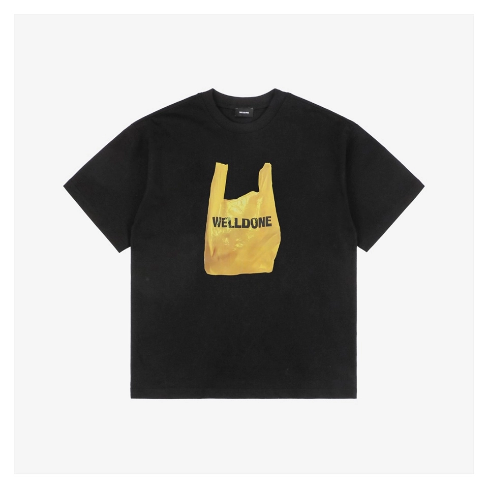 We11done Trash Bag Graphic Print T-Shirt