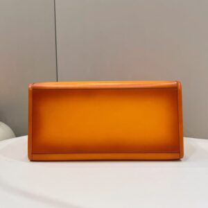 Replica Fendi Peekaboo Tote Orange - premium 1:1 fake handbag model