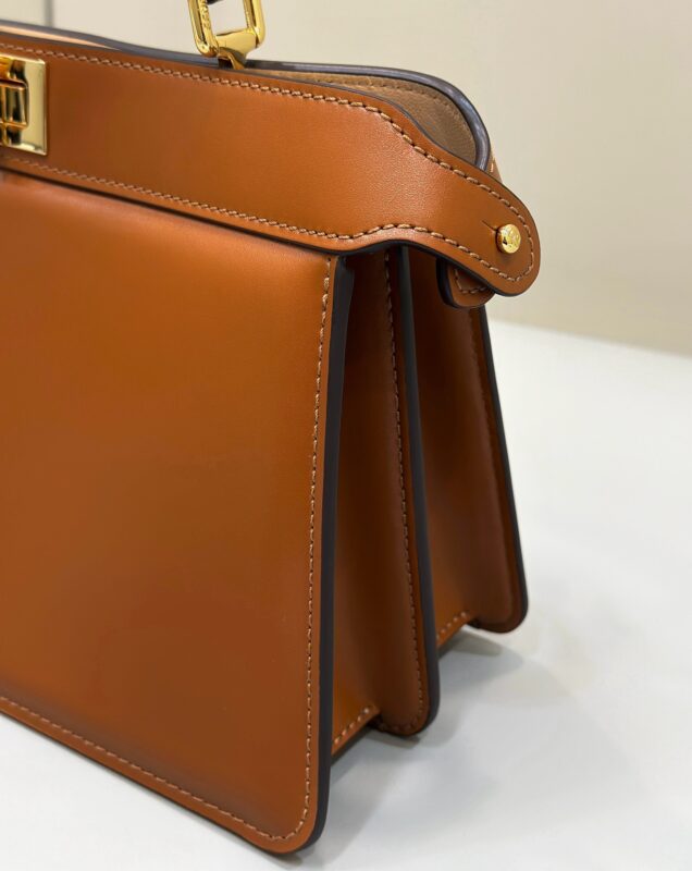 Replica Fendi Peekaboo Large Brown - high-end fake designer purse