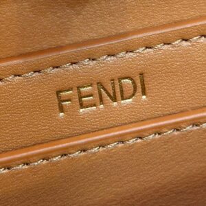Replica Fendi Peekaboo Mini Brown - authentic-look luxury purse replica
