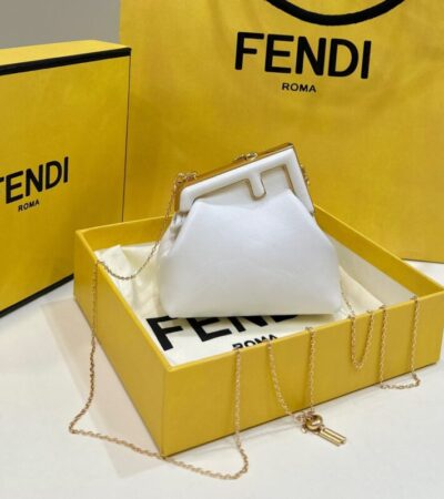 Replica Fendi First Mini White - 1:1 designer replica handbag