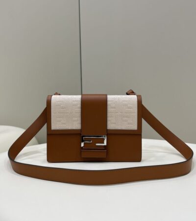 Replica Fendi Baguette Pouch Brown - authentic-look luxury purse replica