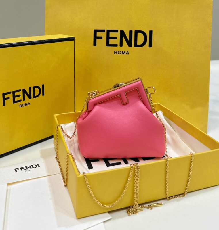 Replica Fendi First Mini Pink - near-authentic luxury replica handbag