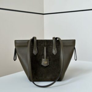 Replica Fendi Origami Small Dark Green - premium 1:1 fake handbag model