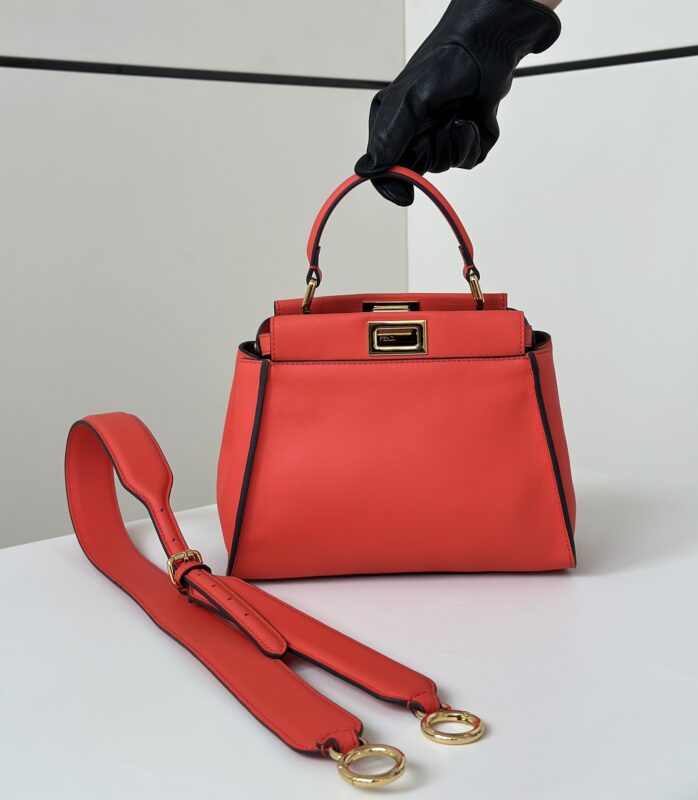 Replica Fendi Peekaboo Medium Red - best-selling designer handbag dupe