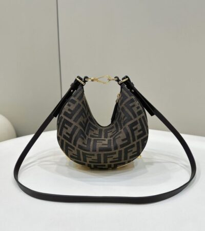 Replica Fendi Fendigraphy Small F Cotton - premium 1:1 fake handbag model