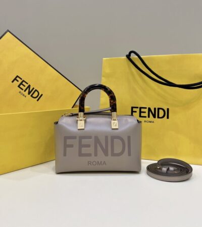 Replica Fendi By The Way Boston Dark Beige - high-accuracy replica luxury purse