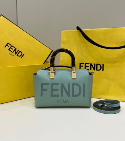 Replica Fendi By The Way Boston Green - high-end fake designer purse