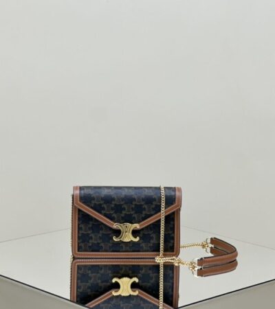 Replica Celine Triomphe Chain WOC - top-rated replica designer bag