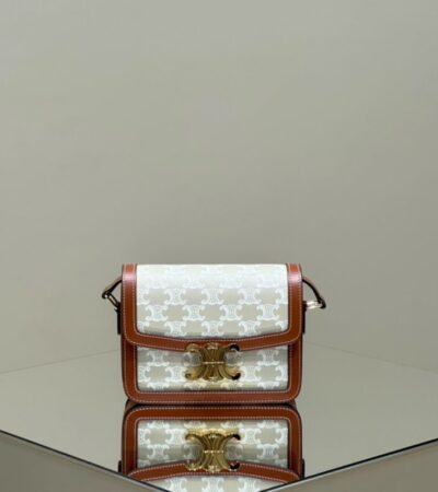 Replica Celine Triomphe Mini White - best-selling designer handbag dupe