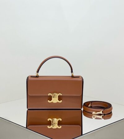 Replica Celine Triomphe Blandine Brown - premium-grade designer purse dupe