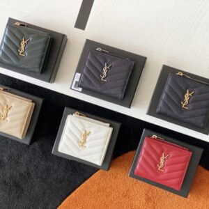 Replica Yves Saint Laurent Zipper Wallet - high-accuracy replica luxury purse