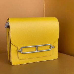Replica Hermes Sac Roulis Yellow - high-accuracy replica luxury purse