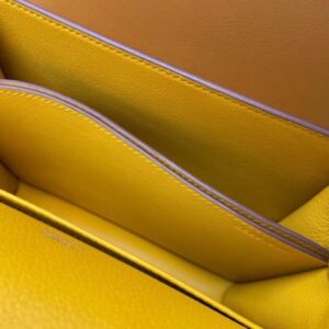Replica Hermes Sac Roulis Yellow - ultra-realistic fake designer tote