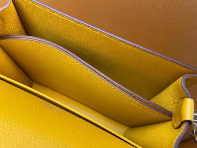 Replica Hermes Sac Roulis Yellow - ultra-realistic fake designer tote