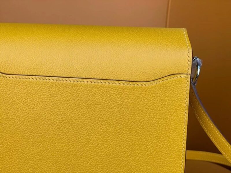 Replica Hermes Sac Roulis Yellow - top-tier luxury replica shoulder bag