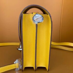 Replica Hermes Sac Roulis Yellow - top-rated replica designer bag