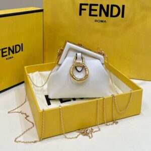 Replica Fendi First Mini White - top-rated replica designer bag