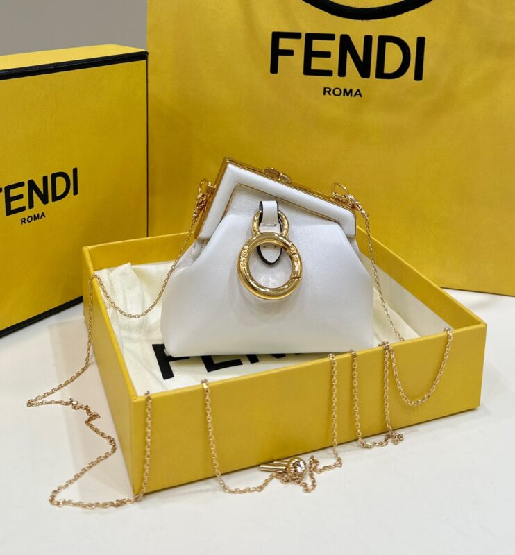 Replica Fendi First Mini White - top-rated replica designer bag