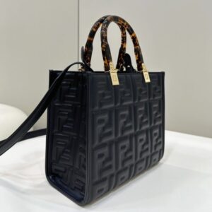 Replica Fendi Small Tote Black - top-tier luxury replica shoulder bag