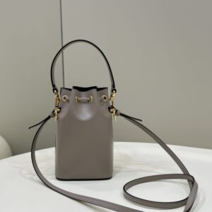 Replica Fendi Tresor Mini Bucket Grey - best-selling designer handbag dupe