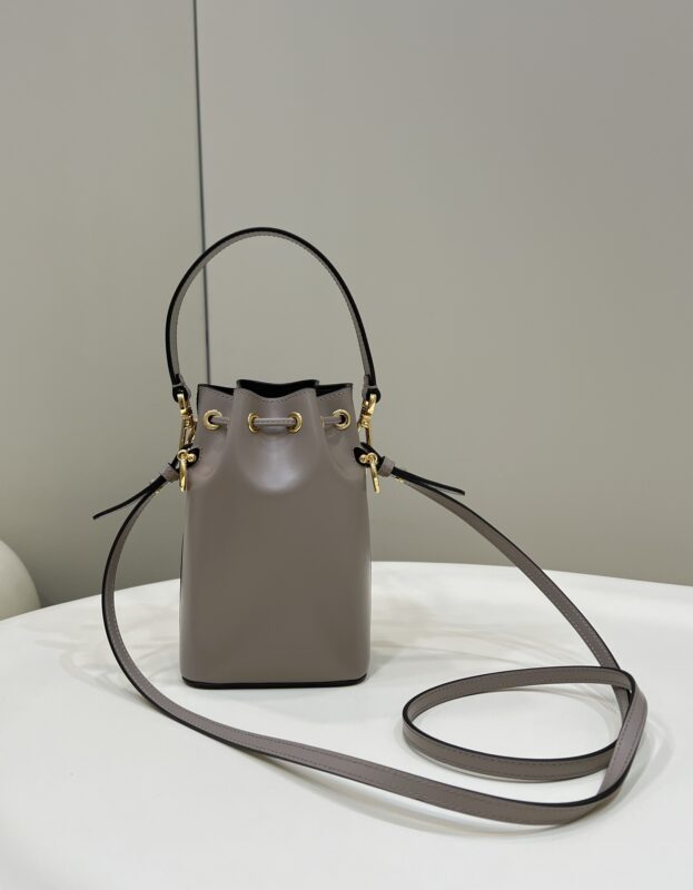 Replica Fendi Tresor Mini Bucket Grey - best-selling designer handbag dupe