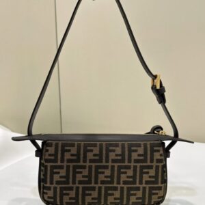 Replica Fendi Simply Brown Cotton - 1:1 designer replica handbag